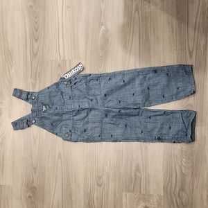 OshKosh B'gosh Dino Overall Bibs Size 4T